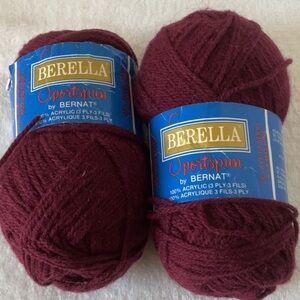 Yarn Red Medium Weight Soft Texture